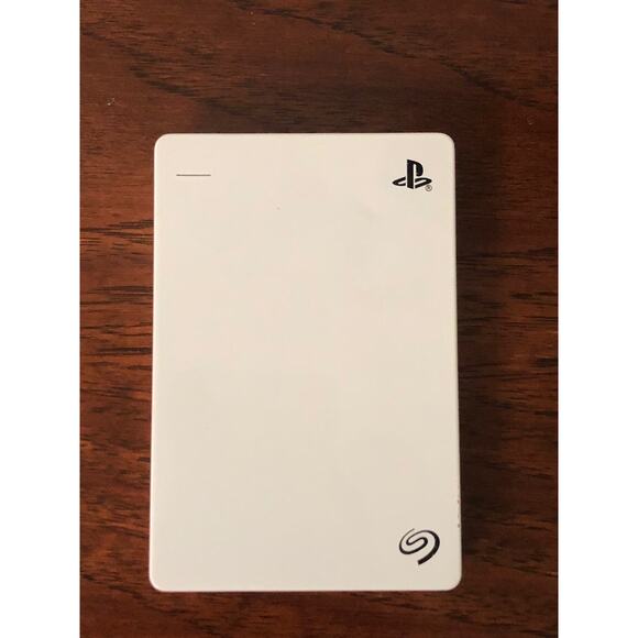 Seagate Game Drive PlayStation 2TB White External Hard Drive SRD00F1 TESTED WORK - Picture 1 of 7